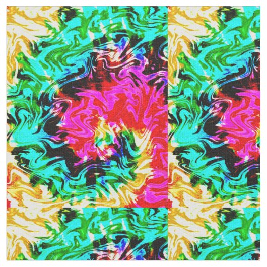 Feuer Sturm Tie Dye, Stoff (Nahaufnahme)