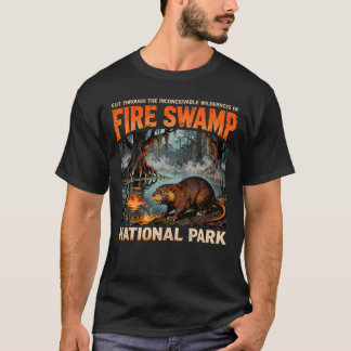 Feuer-Sumpf-Nationalpark-Biber-Wildlife T-Shirt