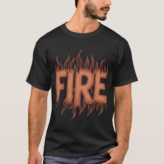 Feuer T-Shirt (Vorderseite)