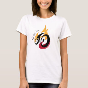 Feuer tanken. Radmotivation T-Shirt