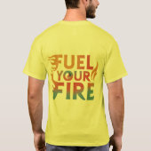 Feuer tanken T-Shirt (Rückseite)