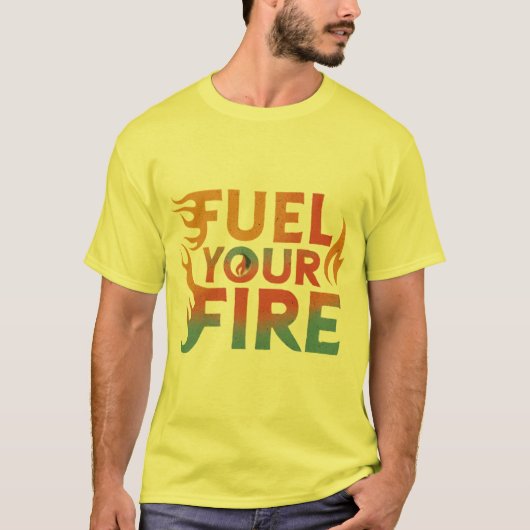Feuer tanken T-Shirt (Vorderseite)