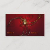 Feuer-Tanz Visitenkarte (Rückseite)