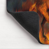 Feuer-Tänzer-Fantasie Mousepad (Ecke)
