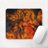 Feuer-Tänzer-Fantasie Mousepad (Mit Mouse)