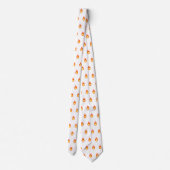 Feuer-Tennis-Balls Moderne Coole Funky Vater Vater Krawatte (Rückseite)