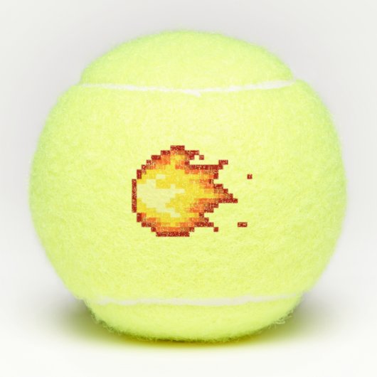 Feuer Tennisbälle (Vorderseite)