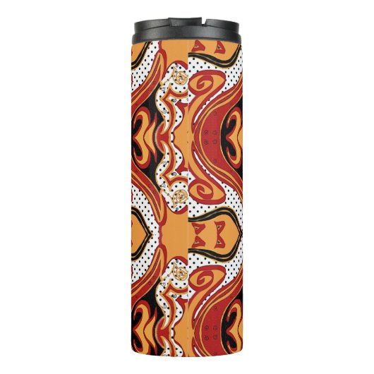 Feuer Thermosbecher (Rückseite)