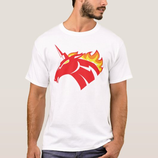 Feuer Thundercorn T-Shirt (Vorderseite)