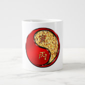 Feuer Tiger Jumbo-Tasse (Vorderseite)