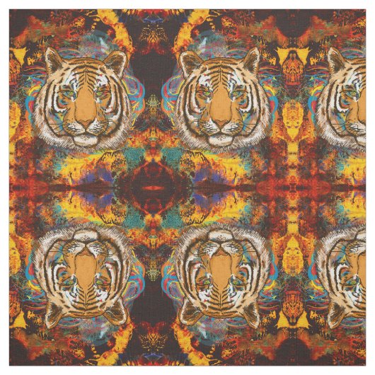 FEUER-TIGER! STOFF (Muster)