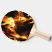 Feuer Tischtennis Schläger (Seitenansicht)