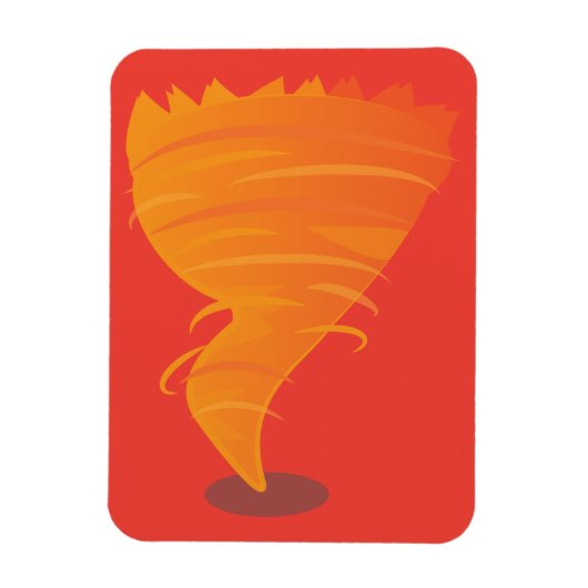 Feuer-Tornado Magnet (Vertikal)