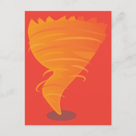 Feuer-Tornado Postkarte (Vorderseite)