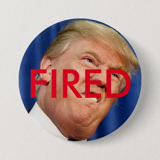 Feuer-Trumpf Button (Vorderseite)