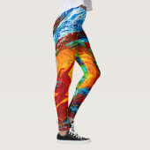 Feuer u. Eis Elementals Leggings (Rechts)