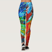 Feuer u. Eis Elementals Leggings (Rückseite)