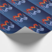 FEUER U. EIS GESCHENKPAPIER (Ecke)