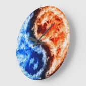 Feuer u. Eis Große Wanduhr (Winkel)