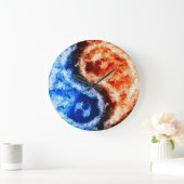 Feuer u. Eis Große Wanduhr (Zuhause)