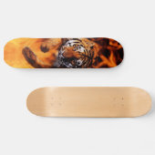 Feuer u. Tiger Skateboard (Horizontal)