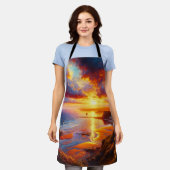 Feuer über der Küste Schürze (Getragen)
