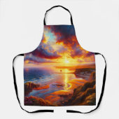 Feuer über der Küste Schürze (Vorderseite)