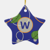 Feuer über Wasserschmuck Keramik Ornament (Hinten)