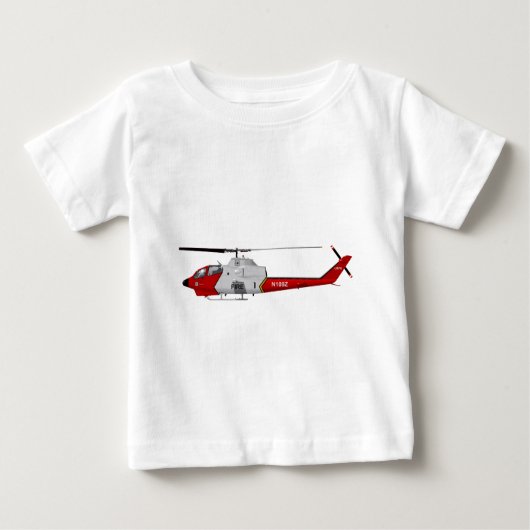 Feuer-Uhr Bell AH-1 USFS Baby T-shirt (Vorderseite)