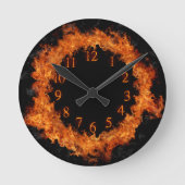 Feuer-Uhr Firey flammt Wanduhr (Vorderseite)