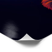 Feuer und die Rose Poster (Ecke)