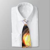 Feuer-und Eis-abstrakte Krawatte (Gebunden)