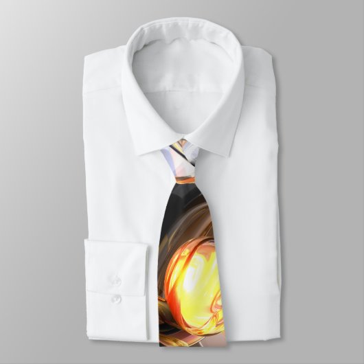 Feuer-und Eis-abstrakte Krawatte (Gebunden)