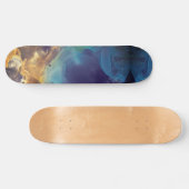 Feuer und Eis Der einsame Abstrakte Nebel Skateboard (Horizontal)