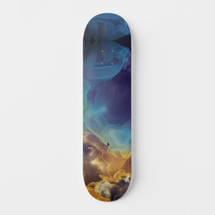 Feuer und Eis Der einsame Abstrakte Nebel Skateboard