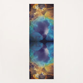 Feuer und Eis Der einsame Abstrakte Nebel Yogamatte (Vorderseite)