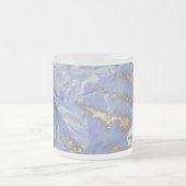 Feuer und Eis, digital abstrakt Mattglastasse (Mittel)