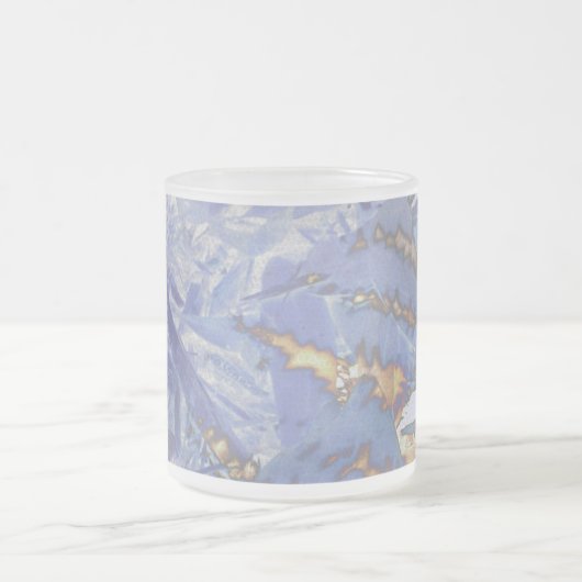 Feuer und Eis, digital abstrakt Mattglastasse (Mittel)