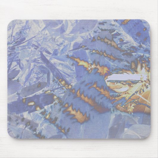 Feuer und Eis, digital abstrakt Mousepad (Vorne)