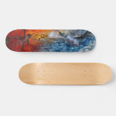 Feuer-und Eis-Drachen Skateboard (Horizontal)