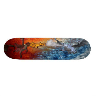 Feuer-und Eis-Drachen Skateboard