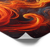 Feuer und Eis: Eine Touch Poster (Ecke)