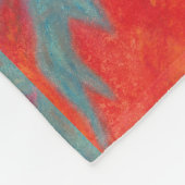 Feuer-und-Eis-Fliesblanke Fleecedecke (Ecke)