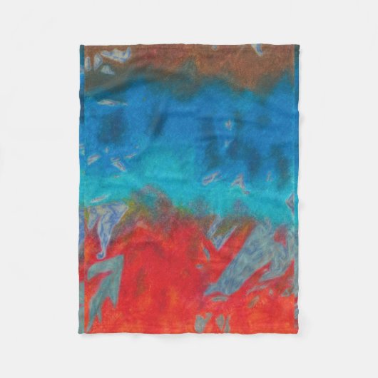Feuer-und-Eis-Fliesblanke Fleecedecke (Vorderseite)