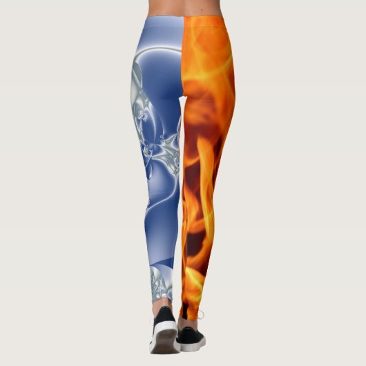 Feuer und Eis Leggings (Rückseite)