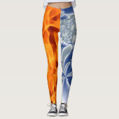 Feuer und Eis Leggings (Vorderseite)