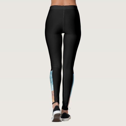 Feuer-und Eis-Leggings Leggings (Rückseite)