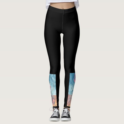 Feuer-und Eis-Leggings Leggings (Vorderseite)