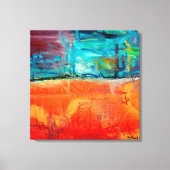 Feuer und Eis Leinwanddruck (Vorderseite)