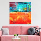 Feuer und Eis Leinwanddruck (Insitu (Wohnzimmer))